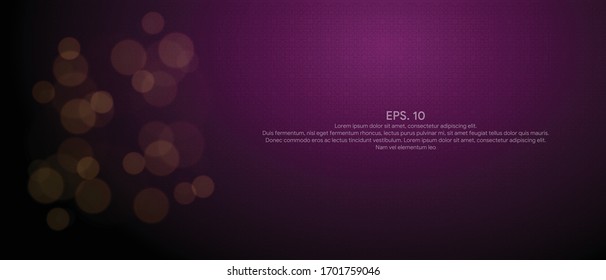 fondo de papel pintado de fondo estilo bokeh real. ilustración vectorial.