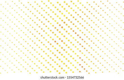 Pattern for wallpaper design. Christmas card with yellow stars on white background. Celebrate backdrop. Christmas greeting card. Happy birthday banner. Greeting template. Happy birthday & party.