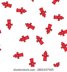 pattern water fire hydrant cartoon. safety emergency, fighting infrastructure, valve nozzle water fire hydrant sign vector