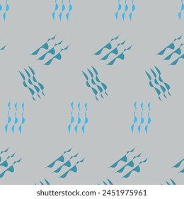 Pattern Wave Cold Graphic Design 