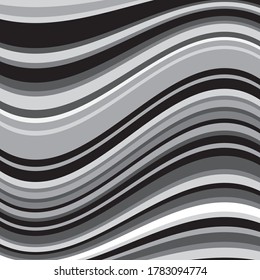 pattern with wave horizontal gray lines