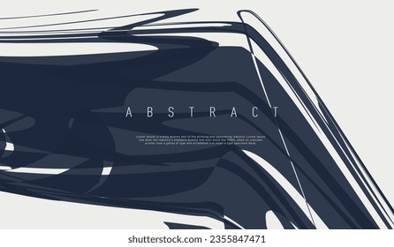 Muster-Wellen-Streifen mit farbigen schwarzen, weißen Farben. Abstrakter Retro Style 60s, 70s für Banner, Poster, Website, Cover, Werbung.  Geometrische 3D Moderne Kunst, Vektorgrafik
