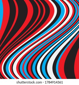 pattern with wave vertical colored lines