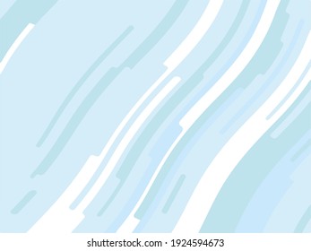 Pattern with wavy curved lines. Blue abstract background