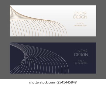 A pattern of wavy lines. Luxurious abstract background. Interior design, wallpaper, textures, textiles. The option of packaging, banners and creative design ideas