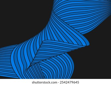 A pattern of wavy lines. Luxurious abstract background. Interior design, wallpaper, textures, textiles. The option of packaging, banners and creative design ideas