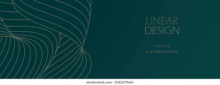 Un patrón de líneas onduladas. Fondo abstracto lujoso. Diseño de interiores, Fondo de pantalla, texturas, textiles. La opción de packaging, Anuncios e ideas de diseño creativo
