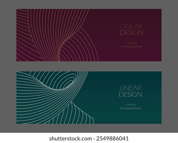 A pattern of wavy lines. Luxurious abstract background. Interior design, wallpaper, textures, textiles. The option of packaging, banners and creative design ideas