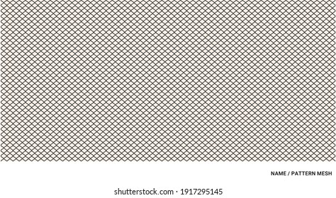 pattern with wavy lines as a mesh 