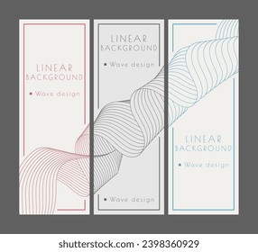 A pattern of wavy lines. minimalistic abstract background. Interior design, wallpaper, textures, textiles. The possibility of packaging, banners and creative design ideas