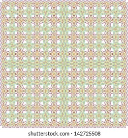 Pattern with weaved structure