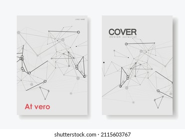 Pattern for web design. Concept poster design template. Web page template. Digital science technology concept. Vector banner template