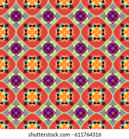 Pattern for website, corporate style, party invitation, wallpaper. Boho-chic fashion texture. Abstract geometric ornament. Vector illustration.