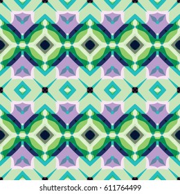 Pattern for website, corporate style, party invitation, wallpaper. Boho-chic fashion texture. Abstract geometric ornament. Vector illustration.