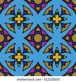 Pattern for website, corporate style, party invitation, wallpaper. Boho-chic fashion texture. Abstract geometric ornament. Vector illustration.