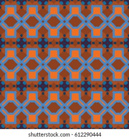 Pattern for website, corporate style, party invitation, wallpaper. Boho-chic fashion texture. Abstract geometric ornament. Vector illustration.