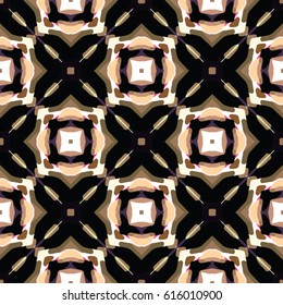 Pattern for website, corporate style, party invitation, wallpaper. Boho-chic fashion texture. Abstract geometric ornament. Vector illustration.