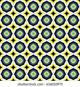 Pattern for website, corporate style, party invitation, wallpaper. Boho-chic fashion texture. Abstract geometric ornament. Vector illustration.
