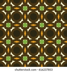 Pattern for website, corporate style, party invitation, wallpaper. Boho-chic fashion texture. Abstract geometric ornament. Vector illustration.