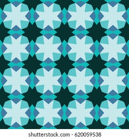 Pattern for website, corporate style, party invitation, wallpaper. Boho-chic fashion texture. Abstract geometric ornament. Vector illustration.