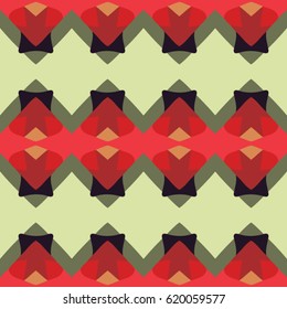 Pattern for website, corporate style, party invitation, wallpaper. Boho-chic fashion texture. Abstract geometric ornament. Vector illustration.