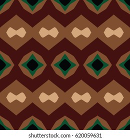Pattern for website, corporate style, party invitation, wallpaper. Boho-chic fashion texture. Abstract geometric ornament. Vector illustration.