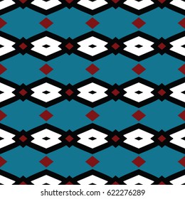 Pattern for website, corporate style, party invitation, wallpaper. Boho-chic fashion texture. Abstract geometric ornament. Vector illustration.