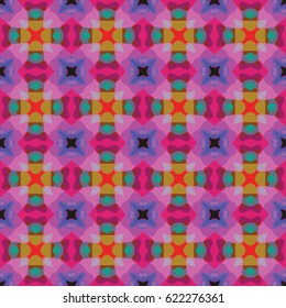 Pattern for website, corporate style, party invitation, wallpaper. Boho-chic fashion texture. Abstract geometric ornament. Vector illustration.