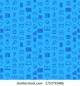Muster der Begrüßung zurück zu Unternehmen mit modernen dünnen Linie Icons arbeiten Vorräte. Zurück zu Hause Hintergrund. Zurück zur Schule Supershopping. Superverkauf. Vektorgrafik.
