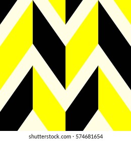 The pattern in which black and yellow lines. Vector illustration