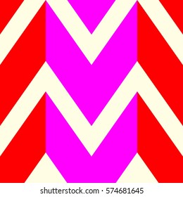 The pattern in which the red, pink and white lines. Vector illustration