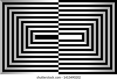 pattern white and black abstract background. Modern stylish texture