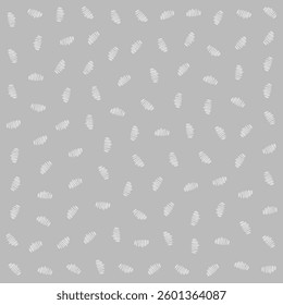 a pattern of white footprints on a gray background
