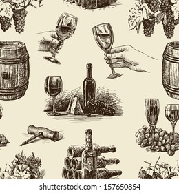 pattern of wine