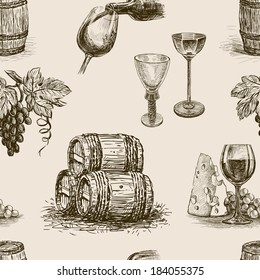 pattern of wine making