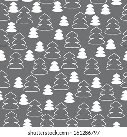 pattern winter background of a fir-tree