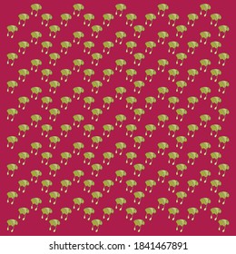 Pattern of Winter hats line art in vector. Wintertime conceptual
