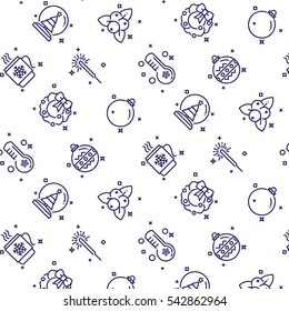 Pattern winter icons