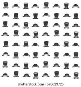pattern from woman and man hats
