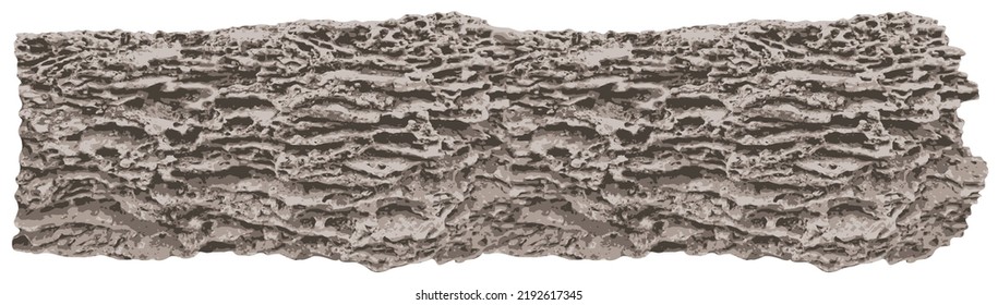 Muster aus Holzrinde oder Stein. Realistischer Vektorhintergrund. Steinstruktur. geeignet für Tapeten, Umhüllungspapier, Gewebe, Fußboden, Keramikfliesen