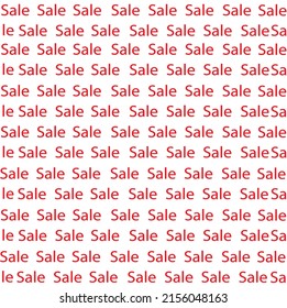 patrón con la palabra venta