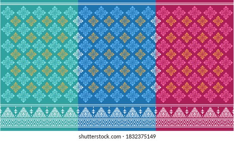 Pattern Woven Fabric Melayu for Industrial Fabric, Background or others