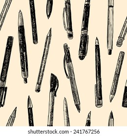 pattern of writing instruments