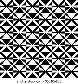 Pattern with X shapes for your design. Abstract monochrome vector background