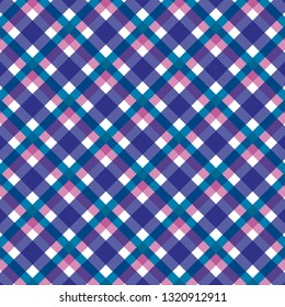 Pattern xadrez texture geometric -Blue and Pink