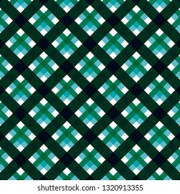 Pattern xadrez texture geometric -Green and Black