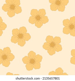  pattern yellow aesthetic spring flowers