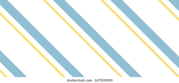 pattern with a yellow and blue diagonal stripe. Pattern for festive packaging