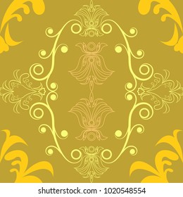 pattern yellow graphics abstraction circle ring