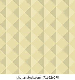 pattern of yellow three-dimensional shapes of triangles with textures